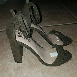 Olive Green Heels